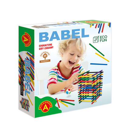ECO FUN Babel - gra edukacyjna z drewnianych elementów Alexander
