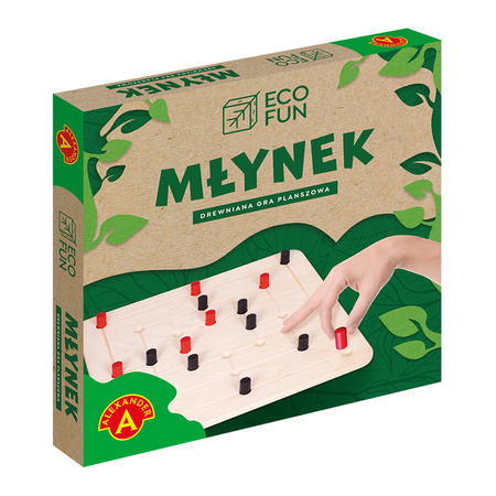 Młynek ECO FUN - gra logiczna drewniana Alexander (dla 2 osób)