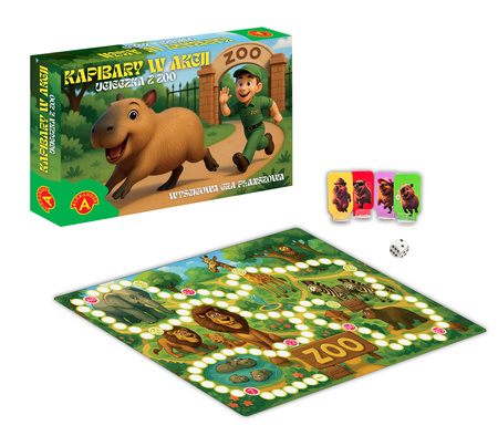 Kapibary w akcji - Ucieczka z zoo (Alexander) | gra planszowa