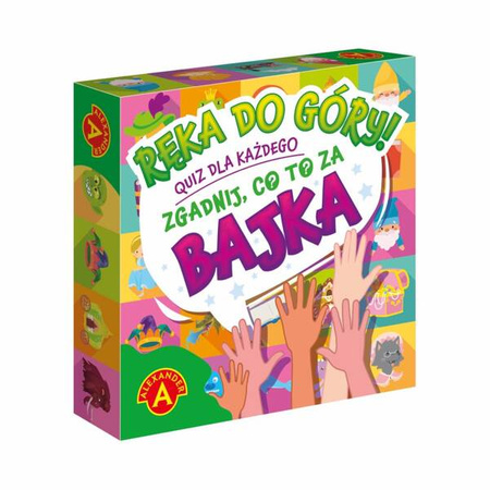 Gra Planszowa Quiz Ręka Do Góry-Bajka