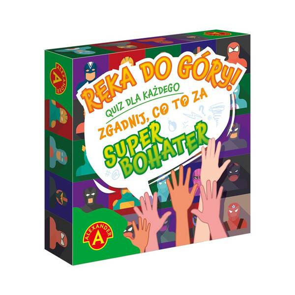 GRA PLANSZOWA QUIZ RĘKA DO GÓRY-SUPERBOHATER - Alexander