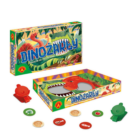 Dinożarły - gra zręcznościowa z katapultą i żetonami | Alexander