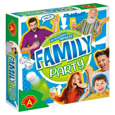GRY RODZINNE - FAMILY PARTY / ZESTAW GIER IMPREZOWYCH - Alexander