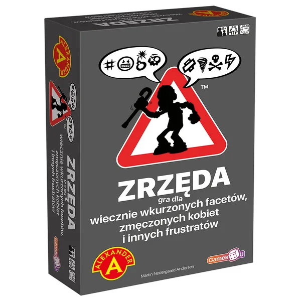 Zrzęda - imprezowa gra planszowa Alexander dla wiecznie wkurzonych