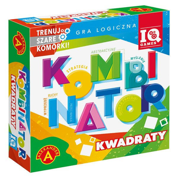 IQ GAMES Kombinator - Kwadraty, gra logiczna Alexander