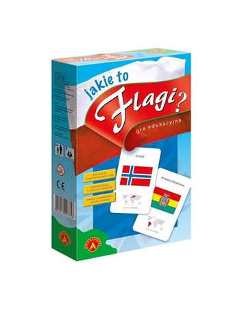 Jakie to Flagi - Mini (Alexander) gra edukacyjna z flagami i zetonami