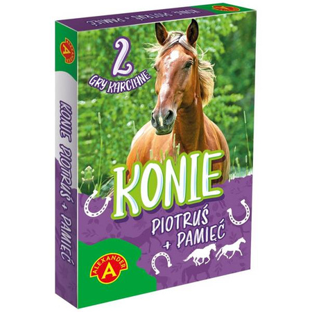 KARTY PIOTRUŚ + PAMIĘĆ - KONIE - Alexander