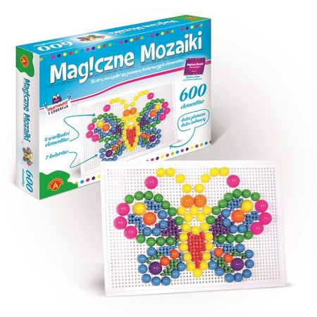 Magiczne Mozaiki 600 - kreatywna zabawka edukacyjna Alexander