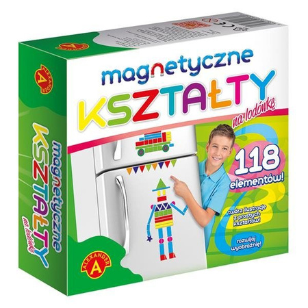 Magnetyczne kształty na lodówkę - zestaw kreatywny Alexander