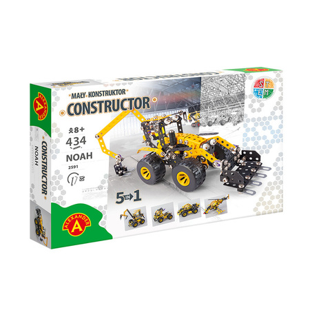 Mały Konstruktor 5w1 Noah - zestaw konstrukcyjny Constructor