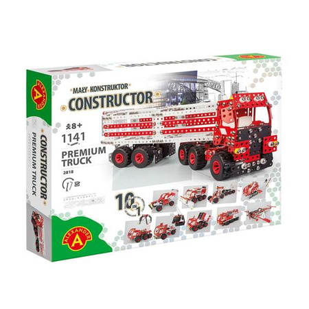 Mały Kontruktor Constructor Pro-Premium Truck (10 in 1) - Alexander