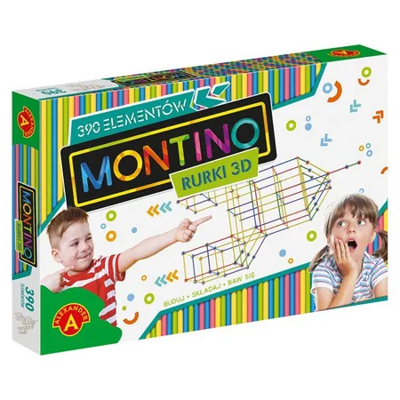 Montino 390 - Alexander, zestaw rurek 3D do tworzenia modeli