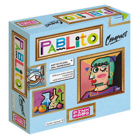 Pablito Compact - gra z figurami geometrycznymi Pink Frog (Alexander)