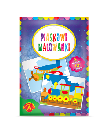 Piaskowe Malowanki - Pociąg i Samolot (Alexander)