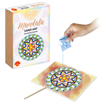 Piaskowe Malowanki - Mandala 2, zestaw kreatywny Alexander