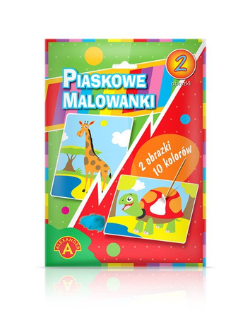 Piaskowe Malowanki - Żyrafa, Żółw - Alexander