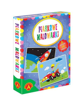 Piaskowe Malowanki - Auto/Rakieta (Alexander)