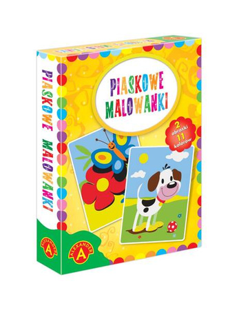 Piaskowe Malowanki - Pies i Motyl (Alexander)