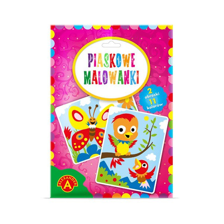 Piaskowe Malowanki Ptaszki, Motyle - Alexander