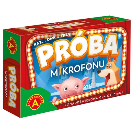Próba Mikrofonu - gra familijna Alexander (symbol 2705)