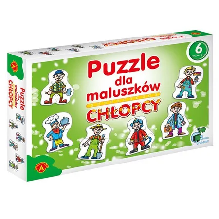 Puzzle dla Maluszków - Chłopcy (Alexander) - duże elementy 2+