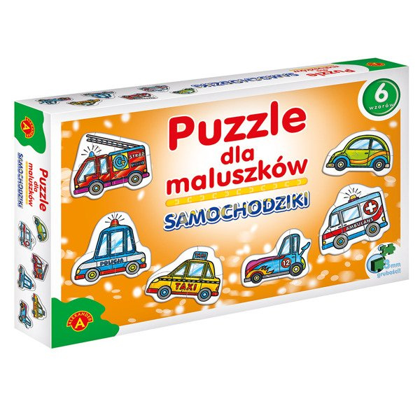 Puzzle dla Maluszków - Samochodziki (Alexander)