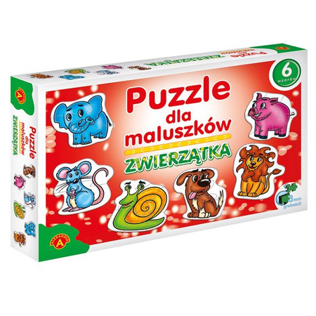 Puzzle dla maluszków „Zwierzątka” - 27 elementów Alexander (2+)