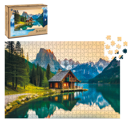Puzzle drewniane Landscapes - Górska Chata, MilliWOOD (Alexander)