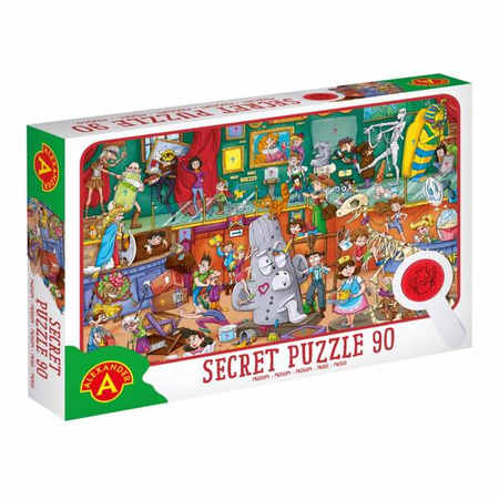 Puzzle obserwacyjne z lupą - Muzeum - Alexander