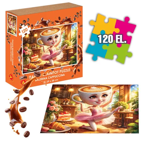 Puzzle Tradycyjne Brainrot - Balerina Cappuccina, Alexander