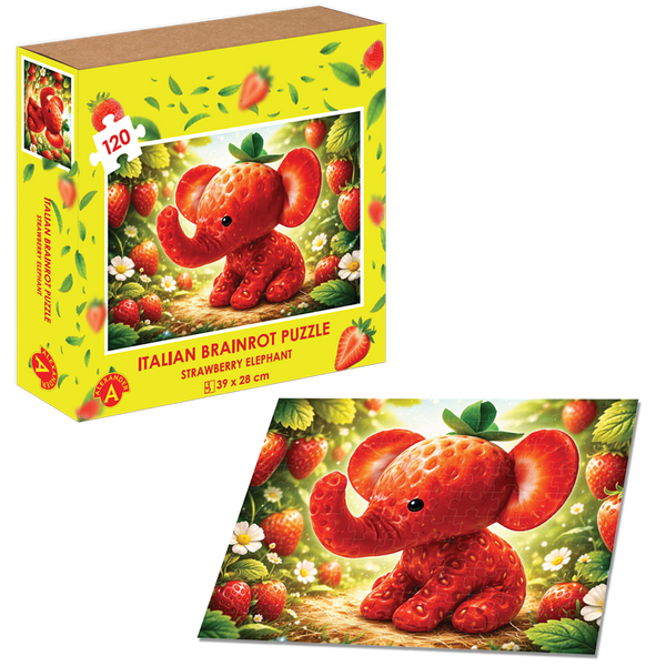 Puzzle Brainrot - Strawberry Elephant, Alexander