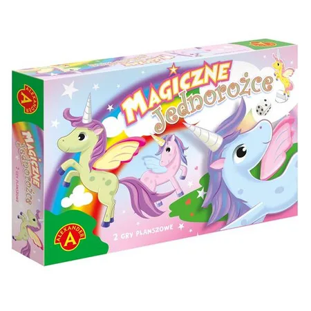 RODZINNA GRA PLANSZOWA - MAGICZNE JEDNOROŻCE (Alexander)