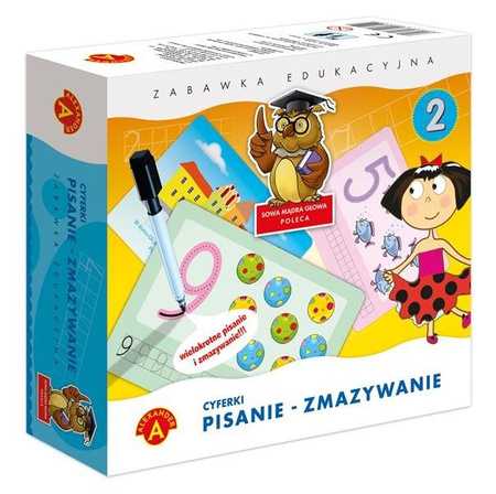 Sowa Mądra Głowa - Cyferki: Pisanie i Zmazywanie 2 (Alexander)