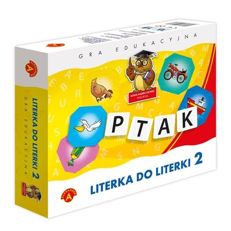 Sowa Mądra Głowa - Literka do Literki 2 - gra edukacyjna Alexander