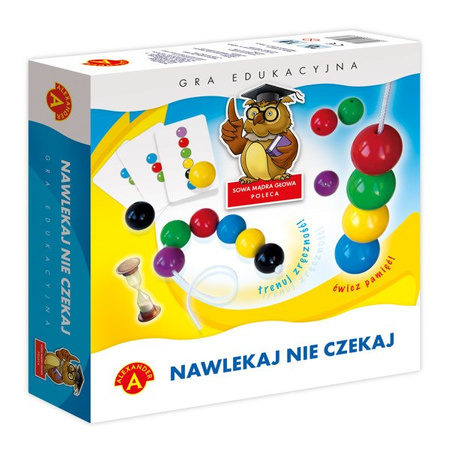 Sowa Mądra Głowa - Nawlekaj Nie Czekaj (Alexander) - gra pamięci i