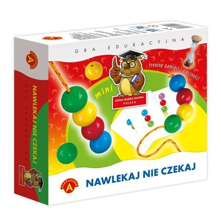 Sowa Mądra Głowa - Nawlekaj Nie Czekaj Mini - Alexander