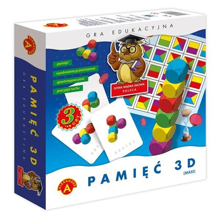 Sowa Mądra Głowa - Pamięć 3D Maxi (Alexander)