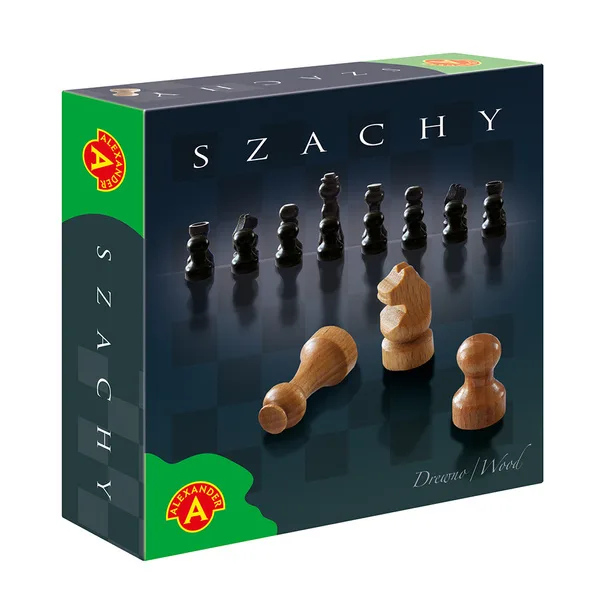 Szachy klasyczne 32 elementy z drewna bukowego FSC - Alexander (2688)
