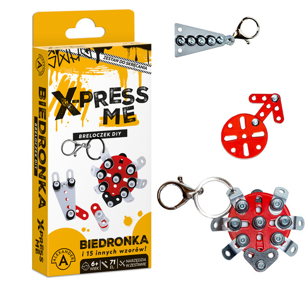 X-Press Me - brelok DIY z elementów do składania (Alexander, 2937)