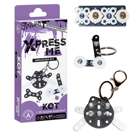 X-Press Me - BreLok DIY Kot, zestaw kreatywny 62 elementy (Alexander)