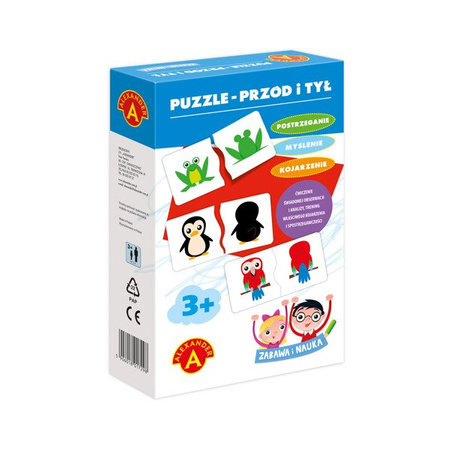 Alexander - Zabawa i Nauka: Puzzle Przód i Tył