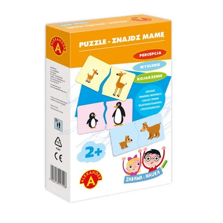 Zabawa i Nauka - Puzzle - Znajdź mamę - Alexander