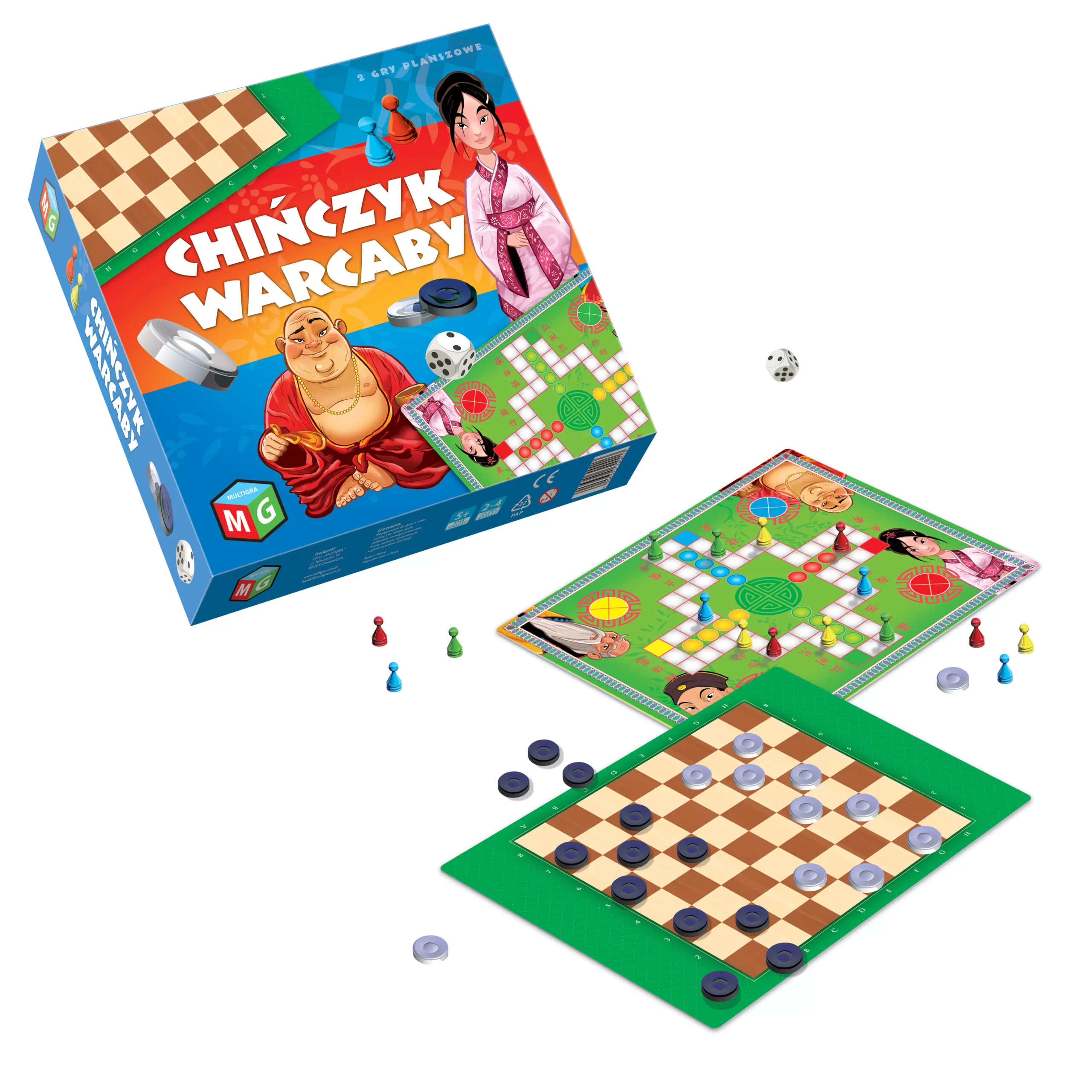 Chińczyk/Warcaby - Multigra - gry dla każdego