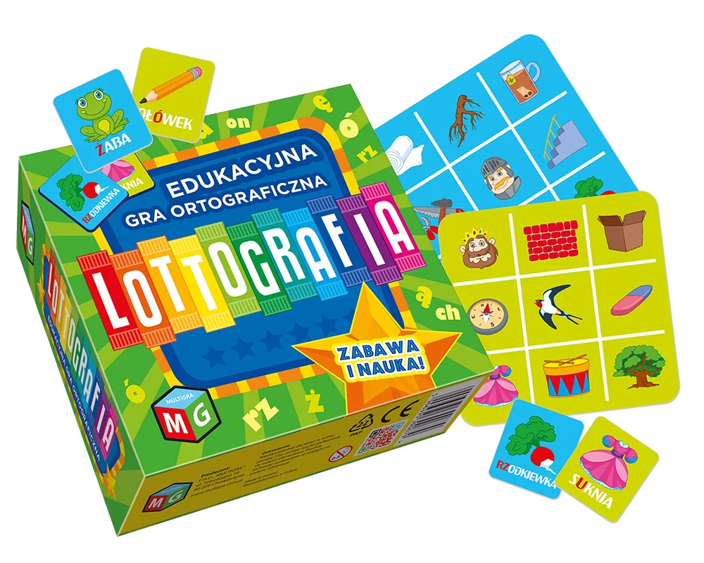 Lottografia - gra edukacyjna ortograficzna Multigra