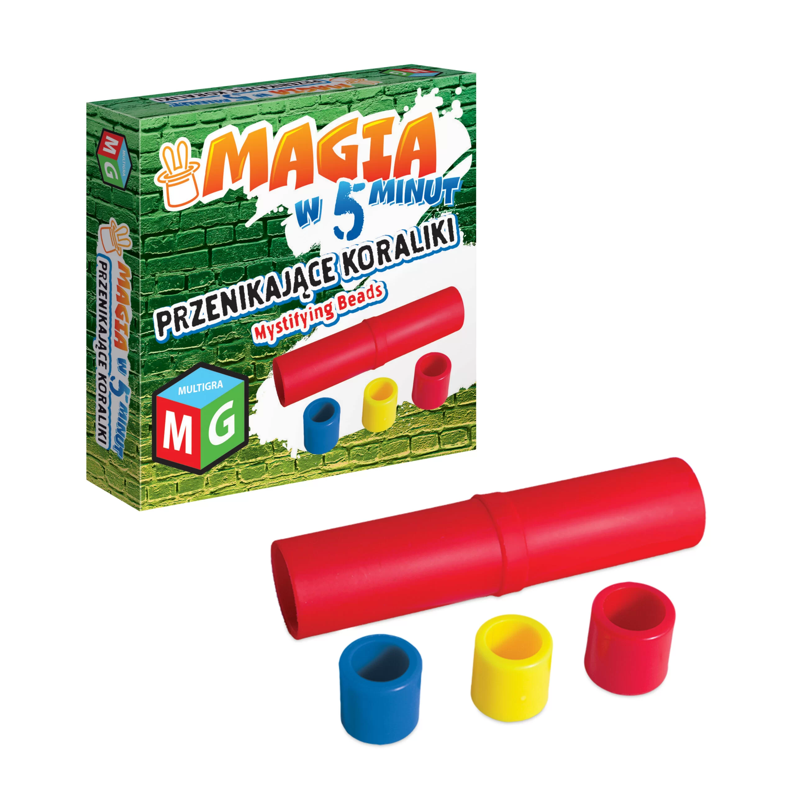 Magiczne sztuczki Magia w 5 minut - Przenikające koraliki (Multigra)