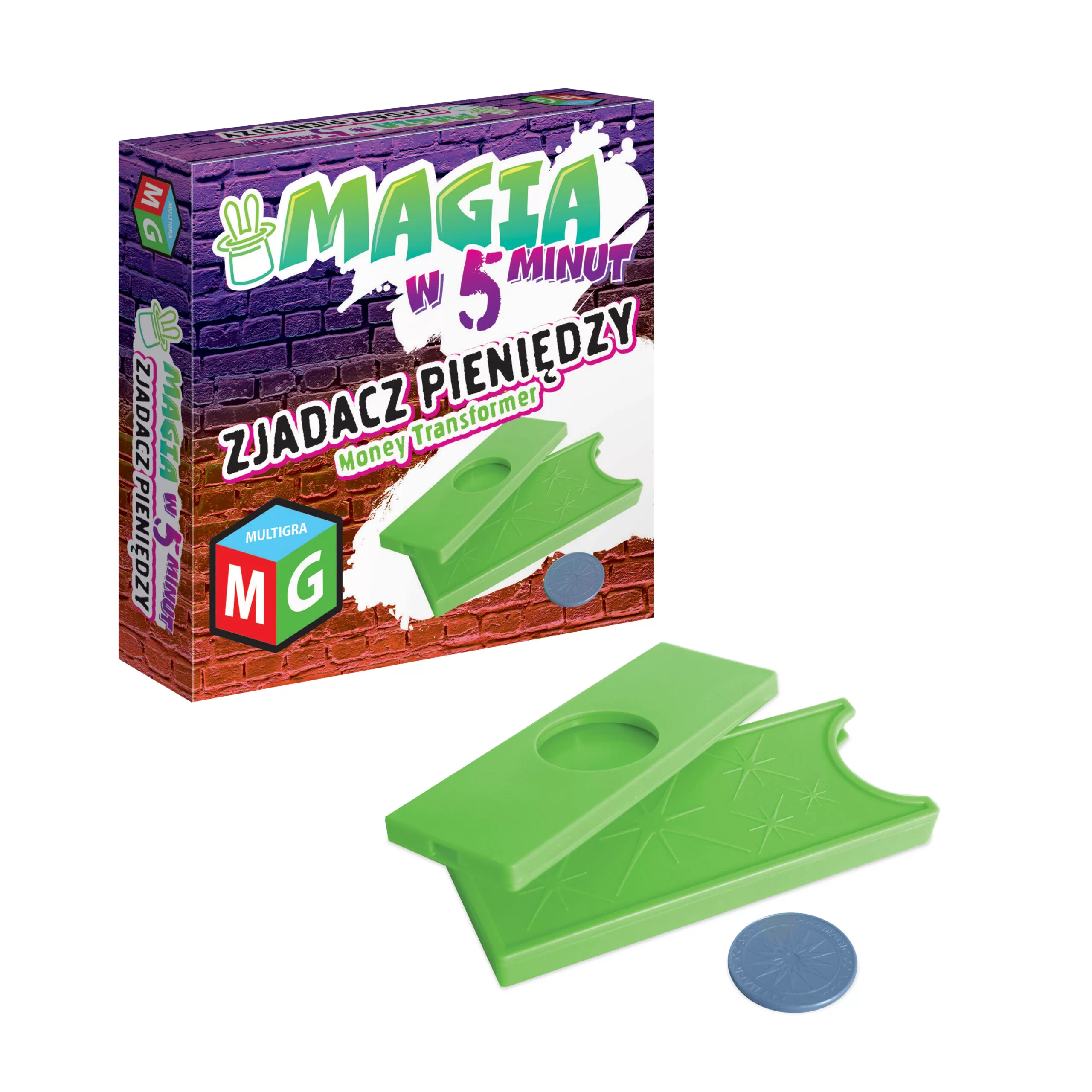 Magiczne sztuczki MAGIA W 5 MINUT - Zjadacz Pieniędzy - Multigra