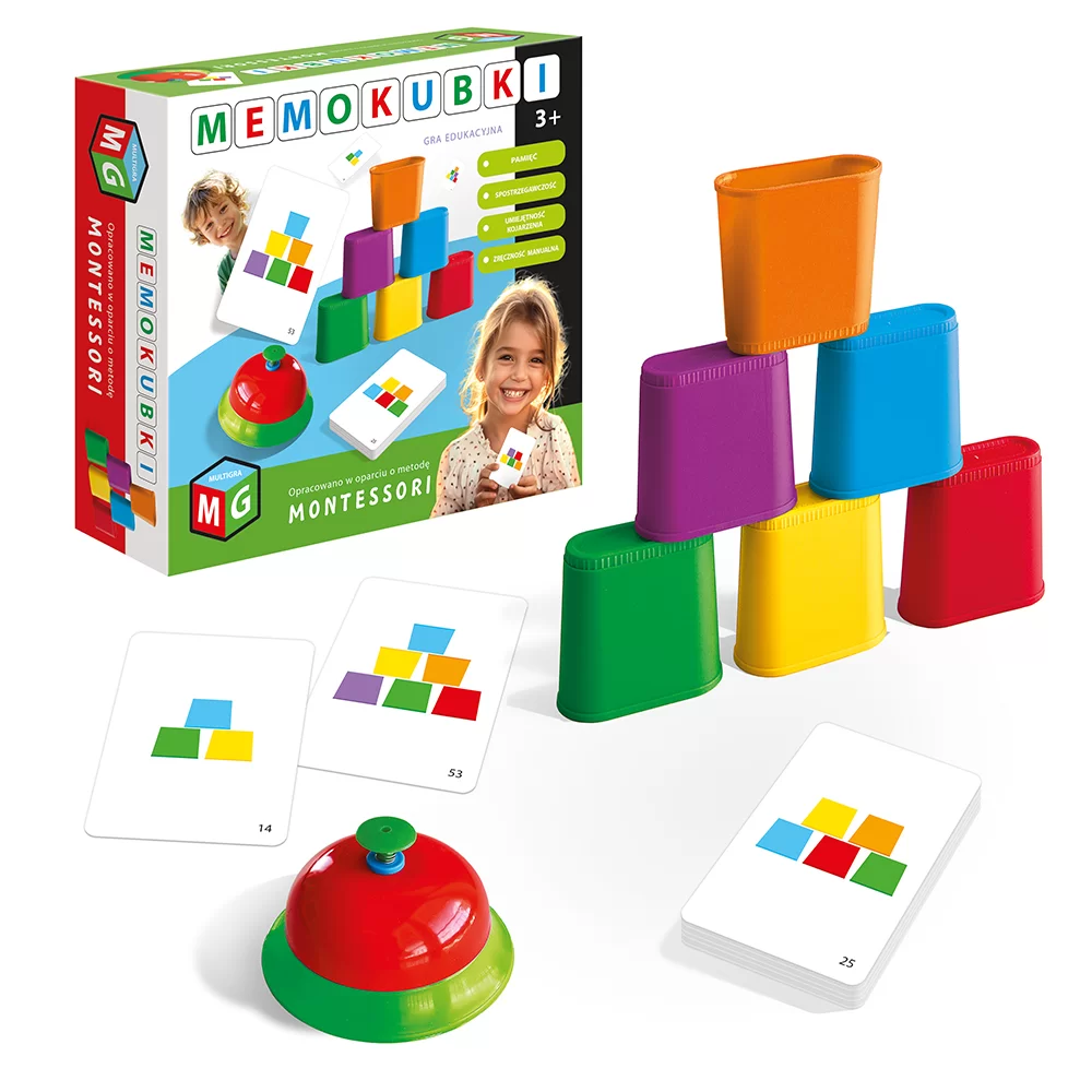 Memokubki Montessori - gra edukacyjna Alexander