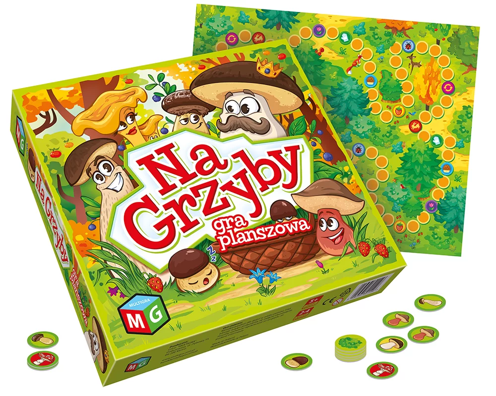 Na Grzyby - gra planszowa Multigra (2-4 graczy)