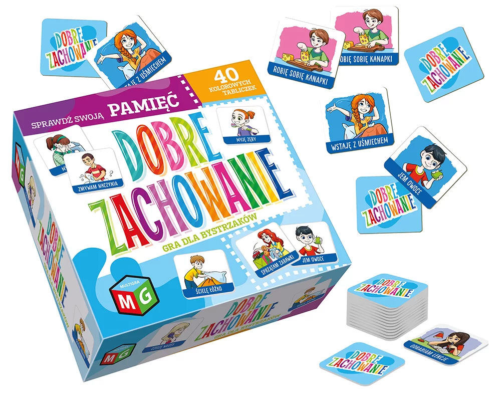 Pamięć „Dobre Zachowanie” - gra edukacyjna Multigra (0178)