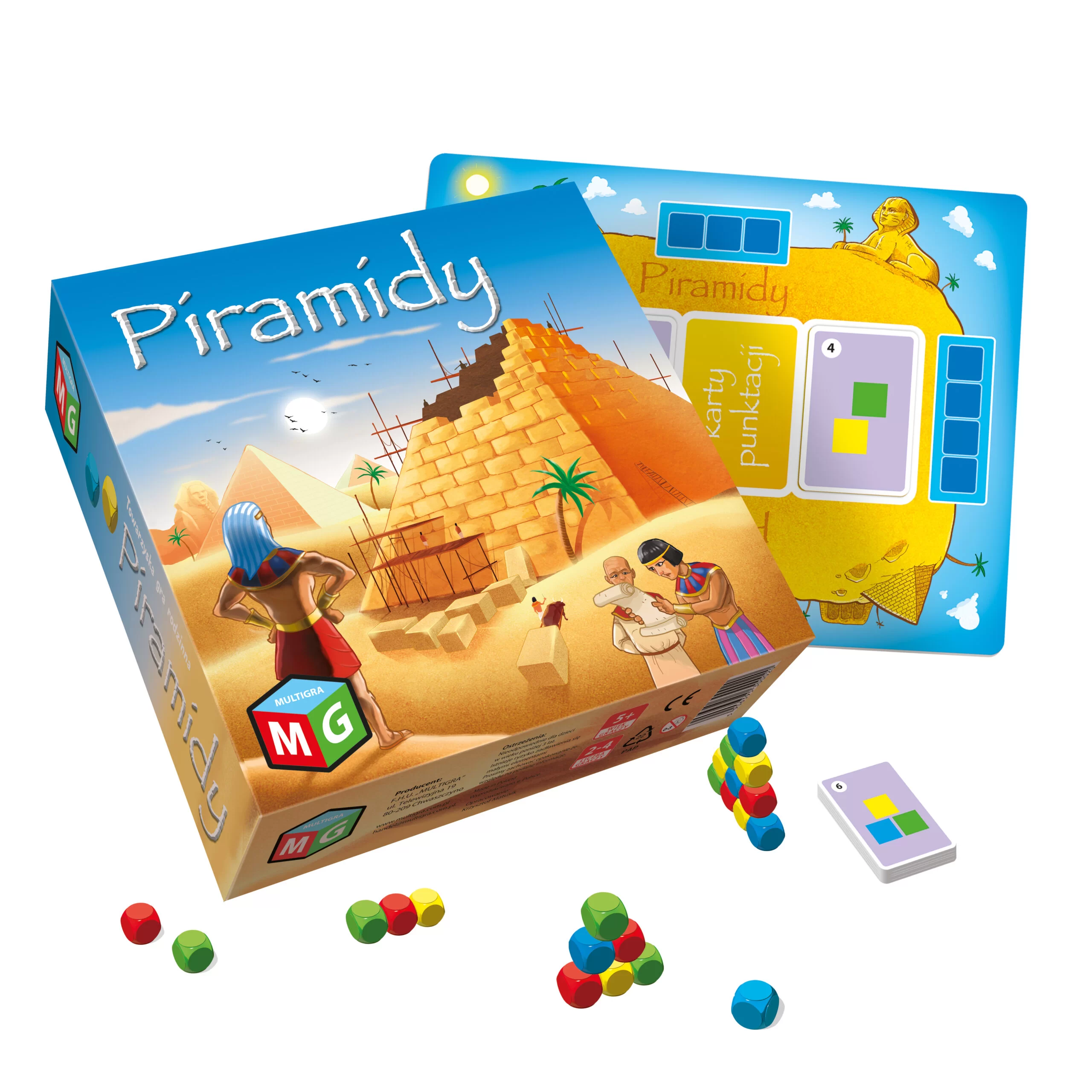 Piramidy - gra planszowa Multigra